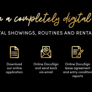 Virtual rental showings routines and rental appraisals